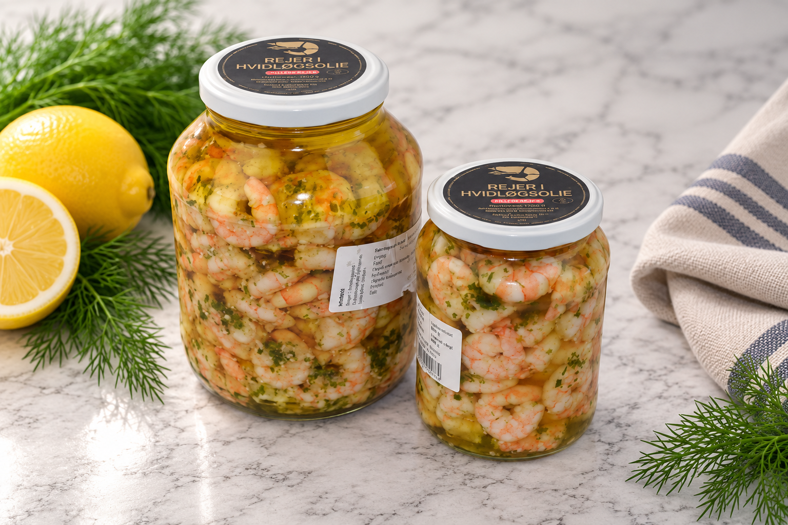 Herring & shrimp