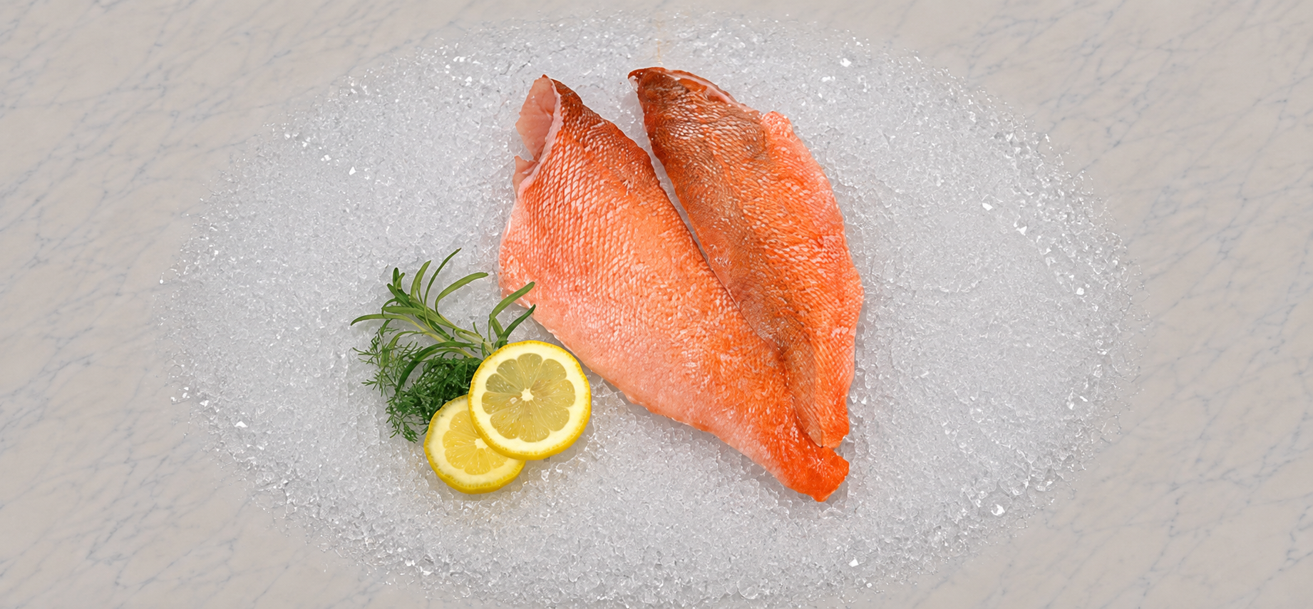 Rødfisk filet med skind