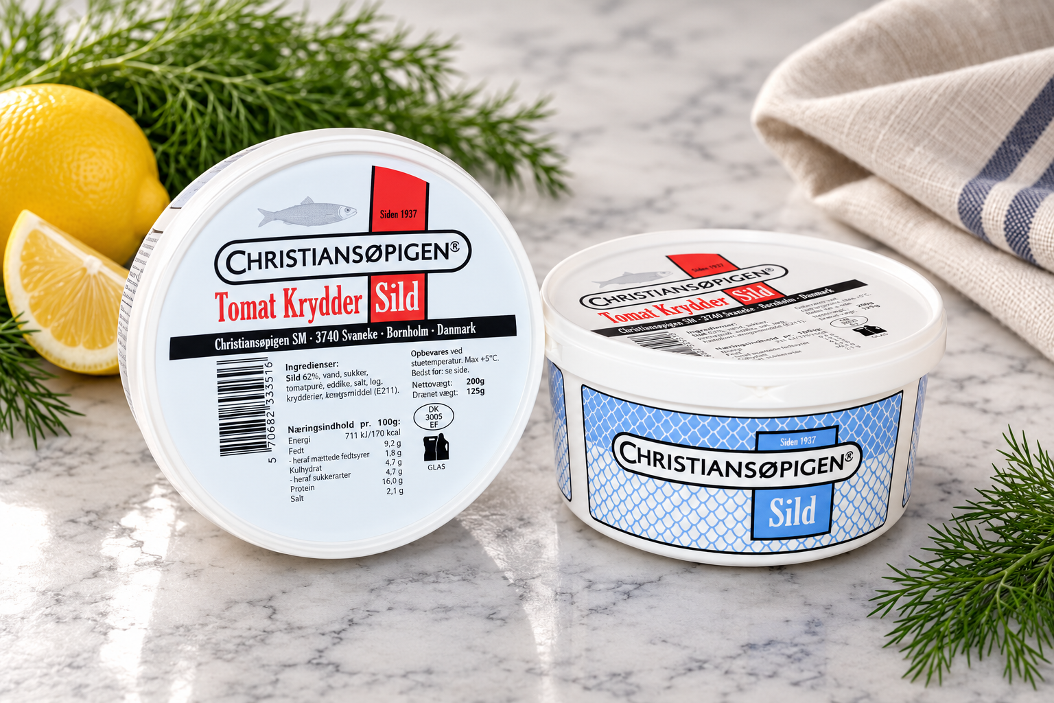 Christiansøpigens Tomat Krydder Sild