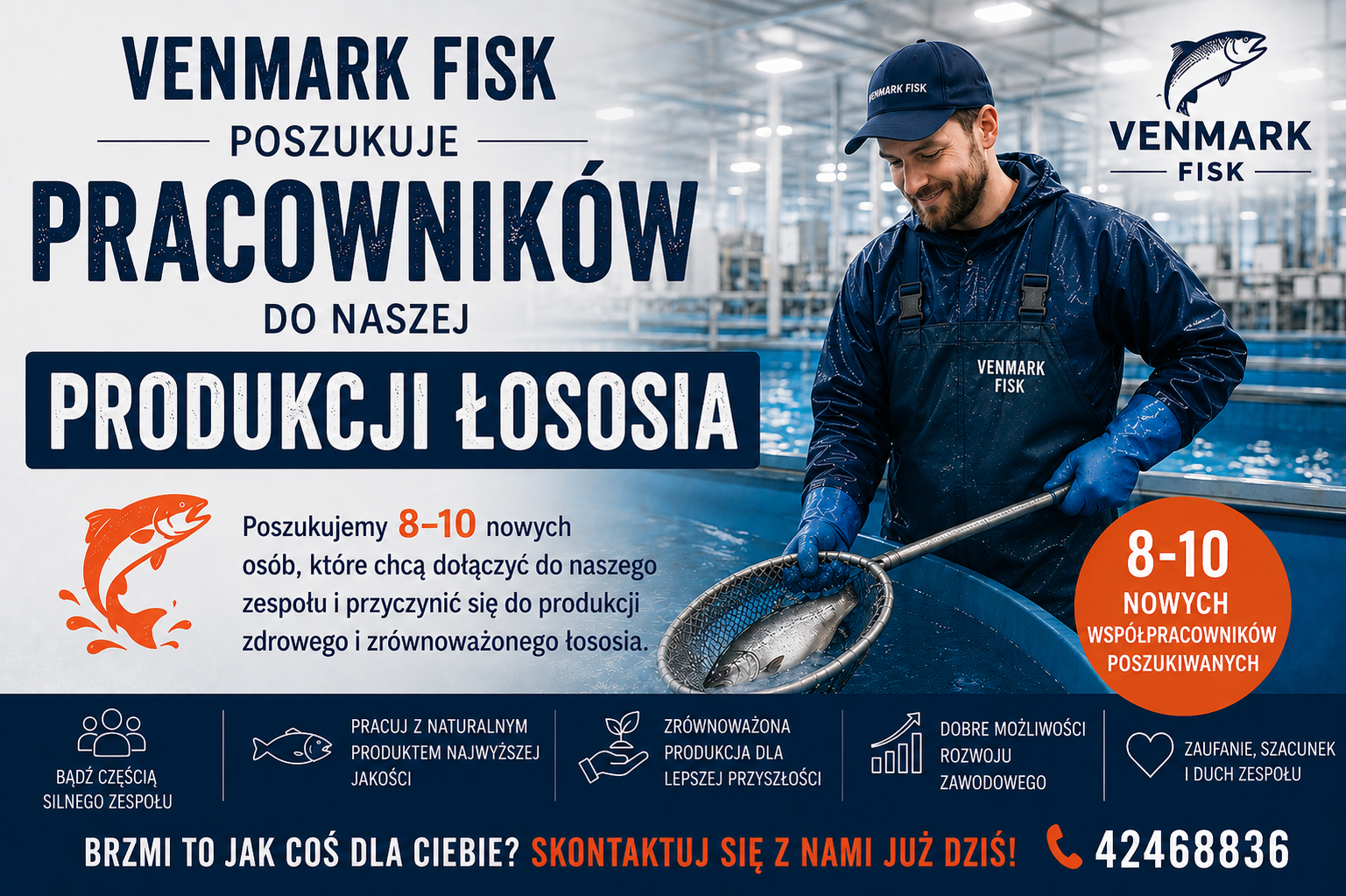 Dołącz do naszej produkcji łososia